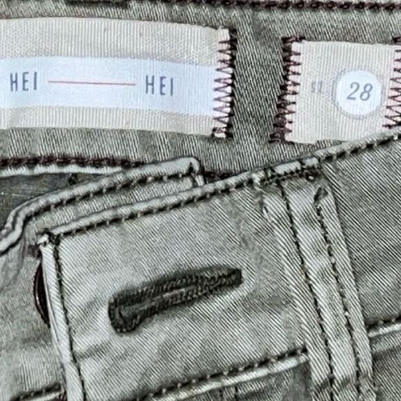Anthropolgie Hei Hei Olive Green Pants Size 28x28  #95 - Picture 3 of 5